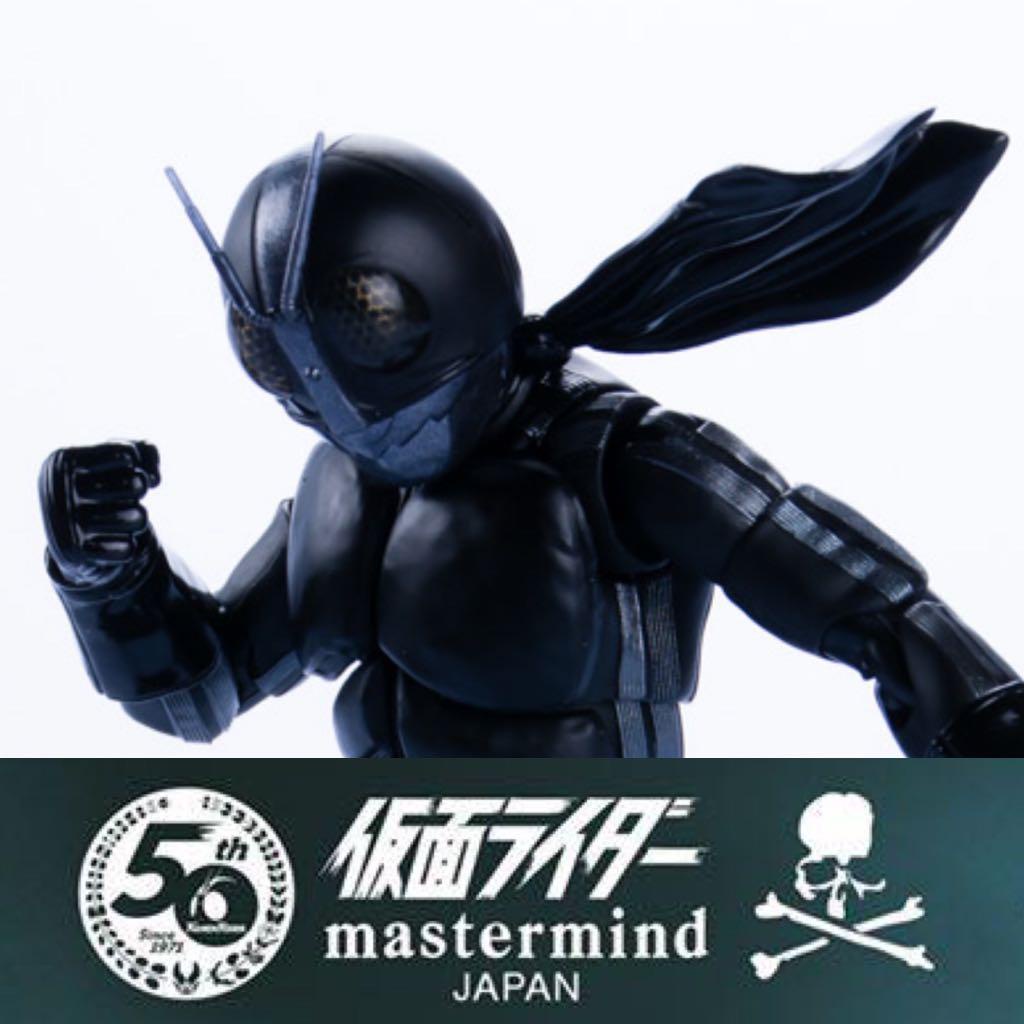 售完）mastermind JAPAN x KAMEN RIDER 50th真骨彫製法假面騎士新1號黑