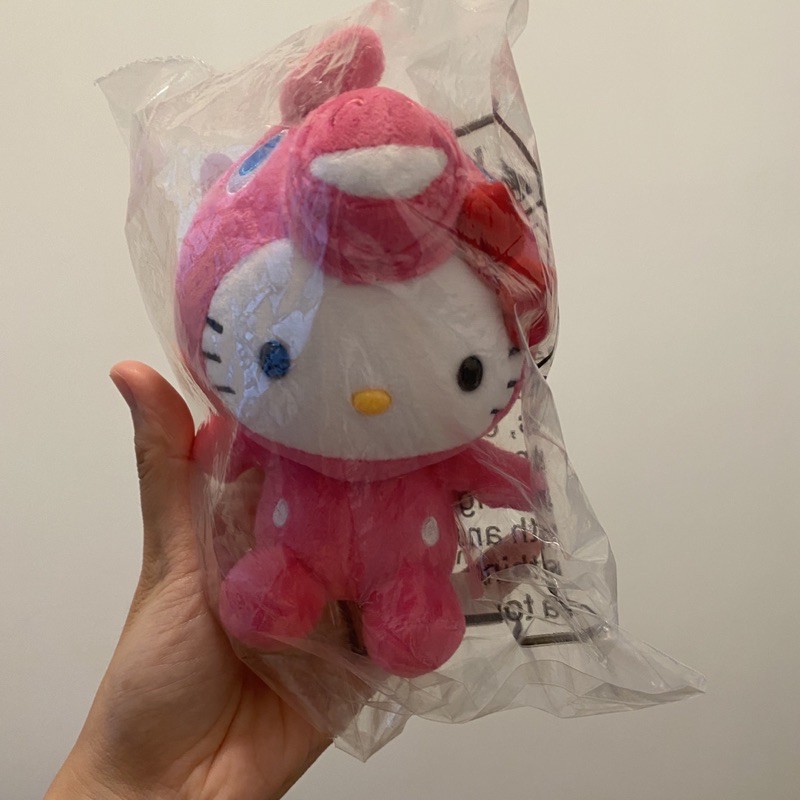 Hello Kitty × Rody 聯名5吋桃紅絨毛娃娃/吊飾 （未拆開全新） | 蝦皮購物