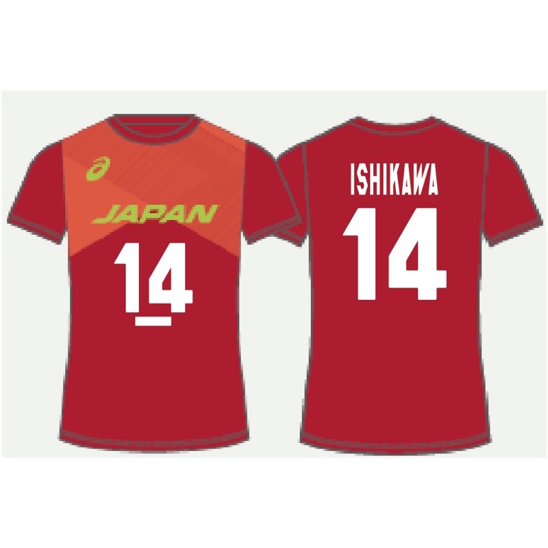 2022 龍神NIPPON 日本男子排球國家隊石川祐希選手應援T 同款T恤運動男