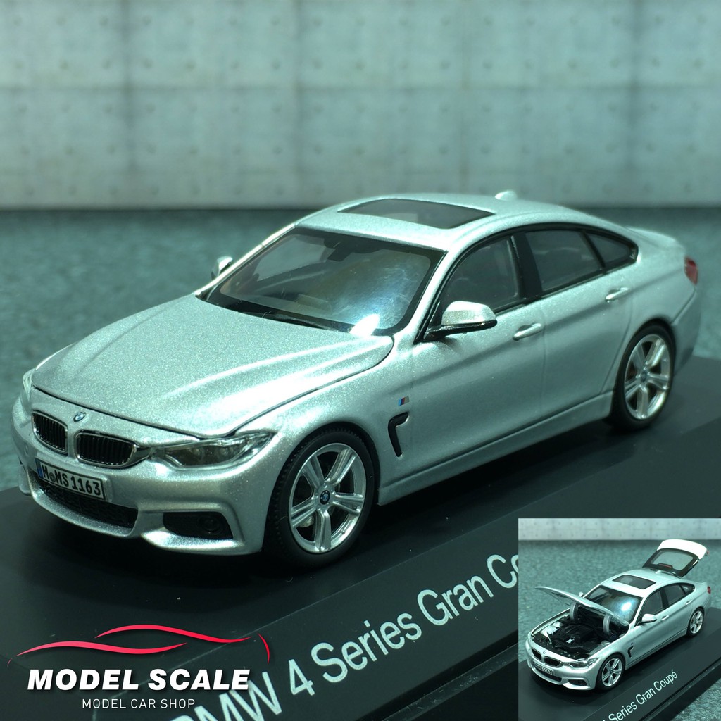 模例】Kyosho 1/43 原廠BMW 4 Series Gran Coupe 4GC F36 銀