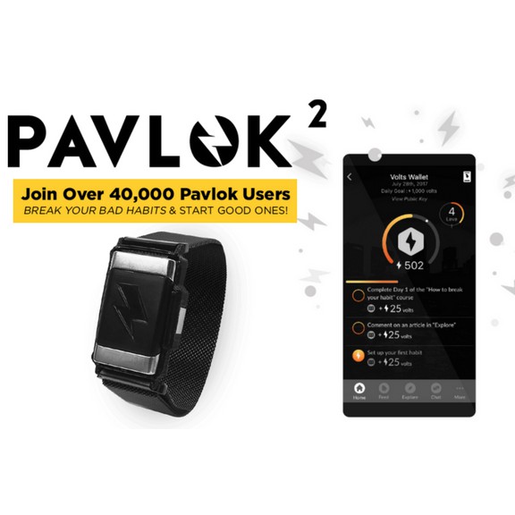 預購】官網第二代Pavlok 2智能電擊手環幫你戒掉惡習| 蝦皮購物