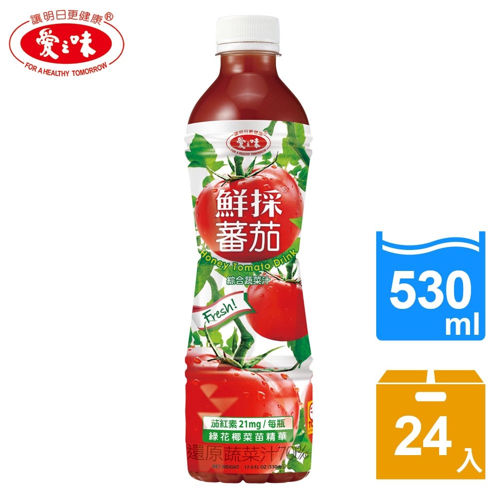 愛之味鮮採蕃茄綜合蔬菜汁(530mlx24入)台北以外縣市 …