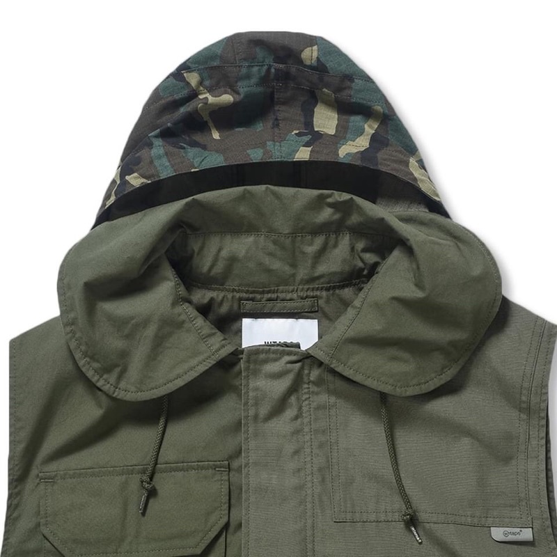 21AW WTAPS TRADER / VEST / COTTON. WEATHER. RIPSTOP 全新正品背心