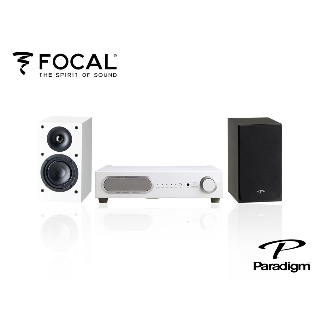 Focal Sub 1000 F Caisson de basse compact amplifié et scellé Noir