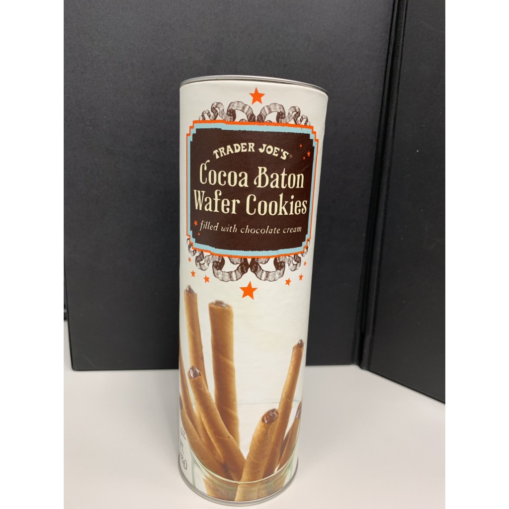 Trader Joe’s 捲心酥cocoa Baton Wafer 現貨不用等 蝦皮購物