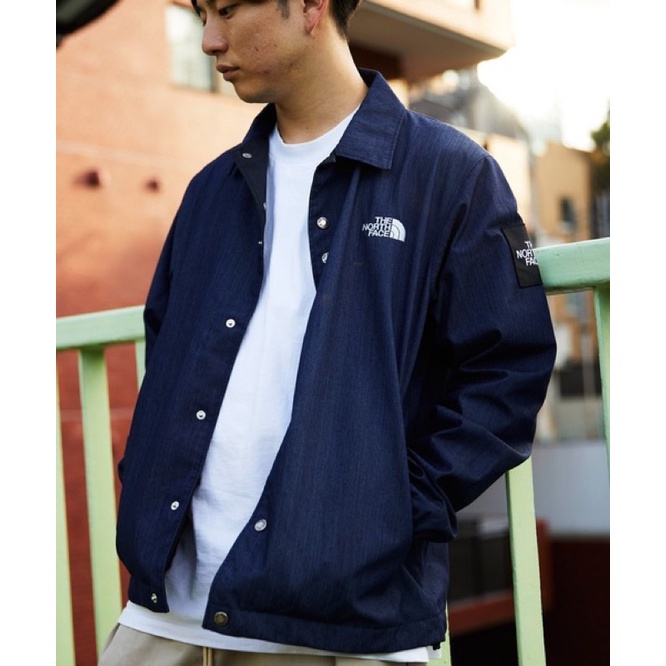 {XENO} 日本正品 THE NORTH FACE GTX Denim Coach Jacket 牛仔 教練 夾克