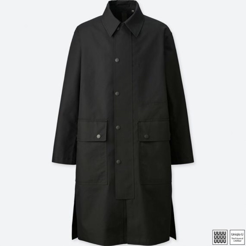 Discount uniqlo u blocktech single breasted coat New Arrivals