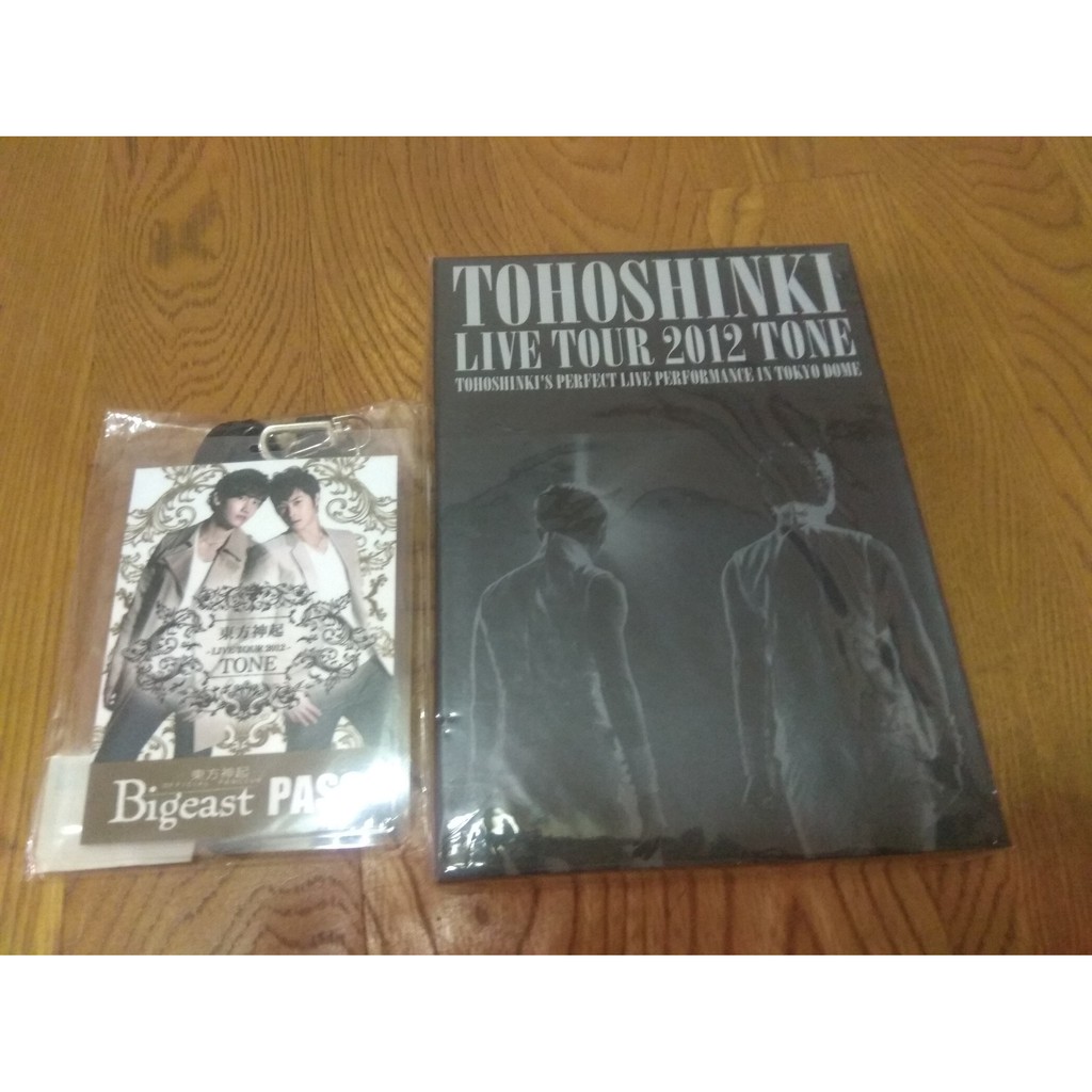 退坑出清東方神起TVXQ！《LIVE TOUR 2012 TONE》初回限定盤日版DVD 有