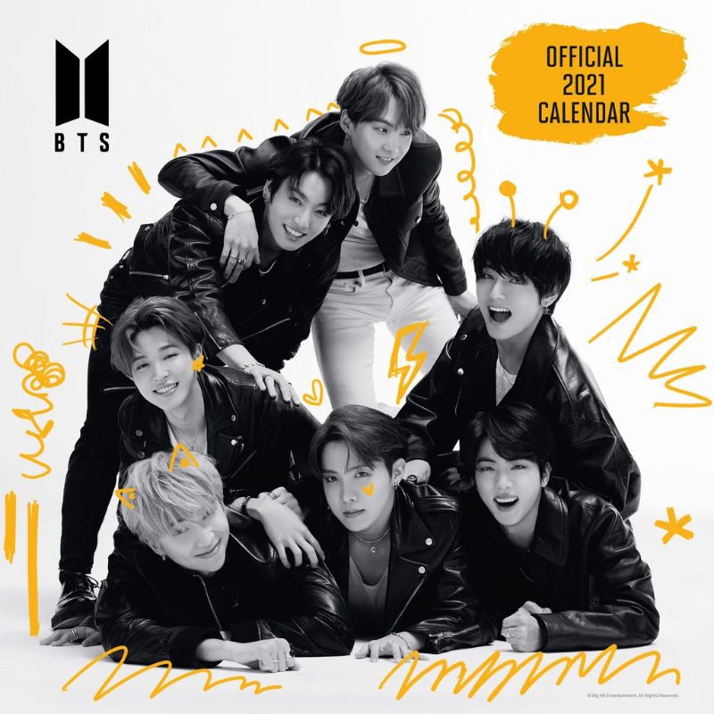 現貨出清] BTS 防彈少年團2021 方形掛曆Official Calendar | 蝦皮購物