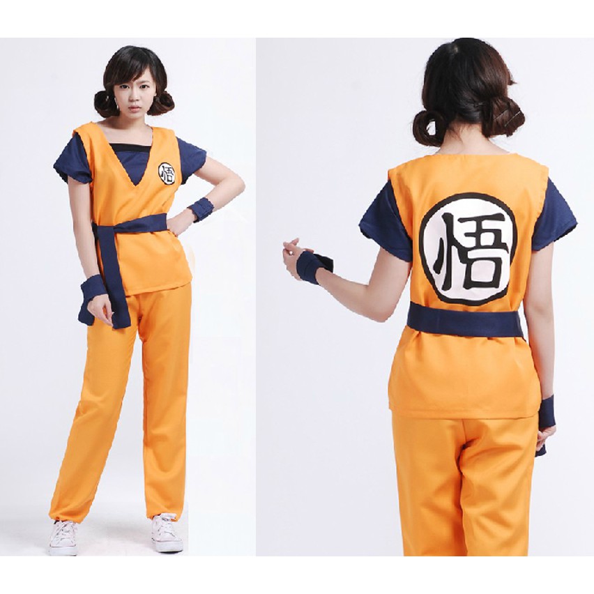 七龍珠 悟空 cosplay 衣服+褲子+腰帶+護脘 悟飯 龜仙人 神龍 龍珠 | 蝦皮購物