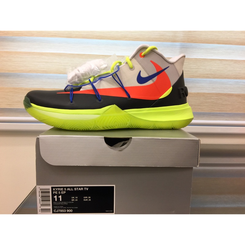 NIKE KYRIE 5 EP ALL STAR 明星賽籃球鞋CJ7853-900 彩色KI5 us 11