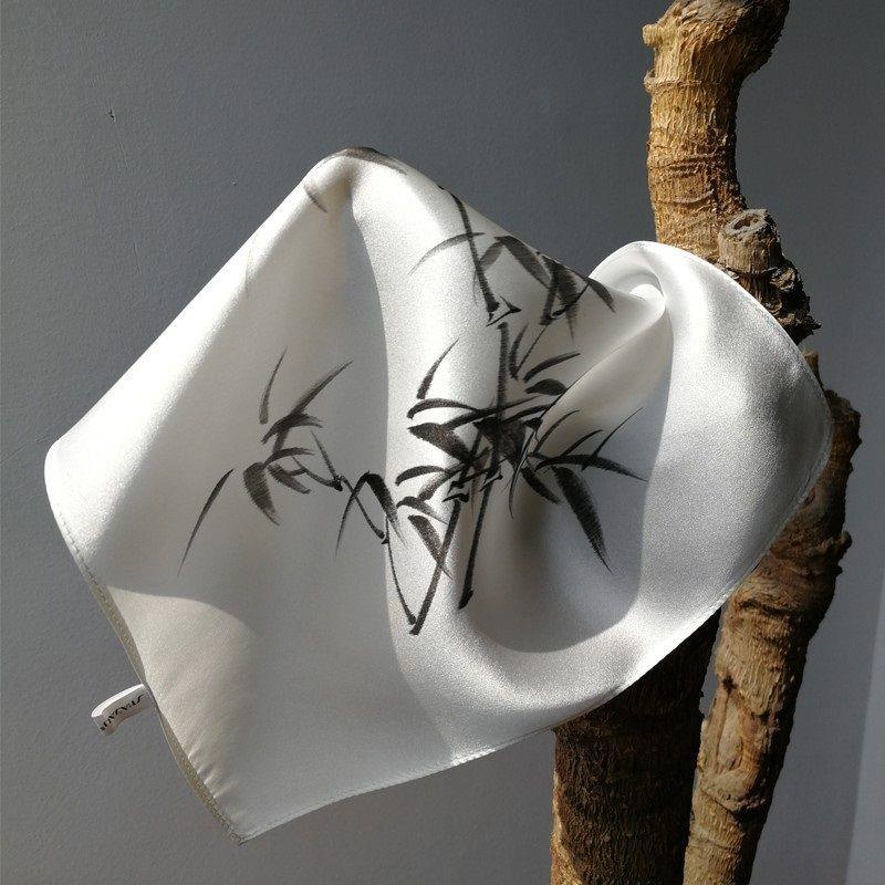 古風 格格刺繡手絹 手帕 手工繪畫真絲雙縐手帕 桑蠶絲古風土隨身吸水絲綢小手絹 手巾 | 蝦皮購物
