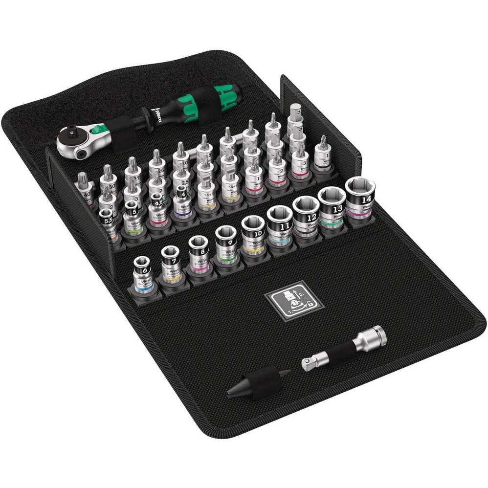 Wera 9462 Textile Box für 8003 Zyklop B 29, leer, Werkzeugbox schwarz