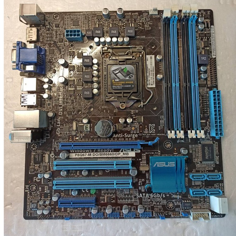 33@華碩ASUS P8Q67-M DO/BM6660/DP_MB(BP6260) 1155腳位主機板兩款隨機