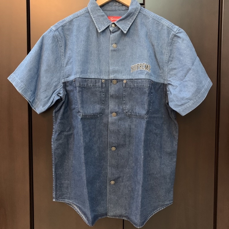 Supreme 2-Tone Denim SS Shirt | 蝦皮購物