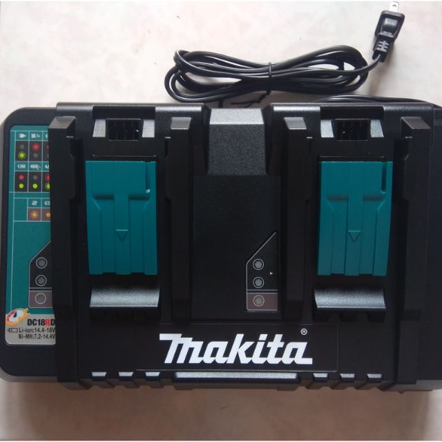 Makita 牧田 原廠 DC18RD 雙電池 同步快速 9A 座充 18V 14.4V 7.2V 雙座充電器 含USB