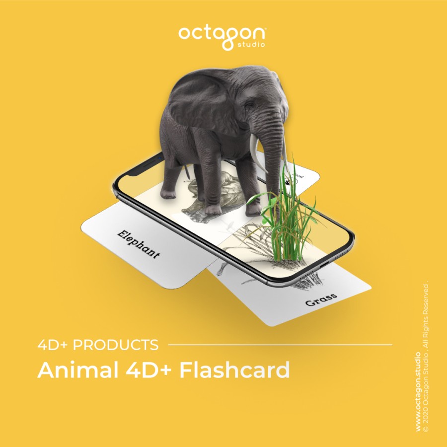 【Octagon Studio】 ANIMAL 4D+ 動物系列 4D 互動卡牌 | 蝦皮購物