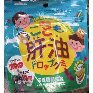日本帶回UNIMAT RIKEN 兒童魚肝油維生素軟糖丸