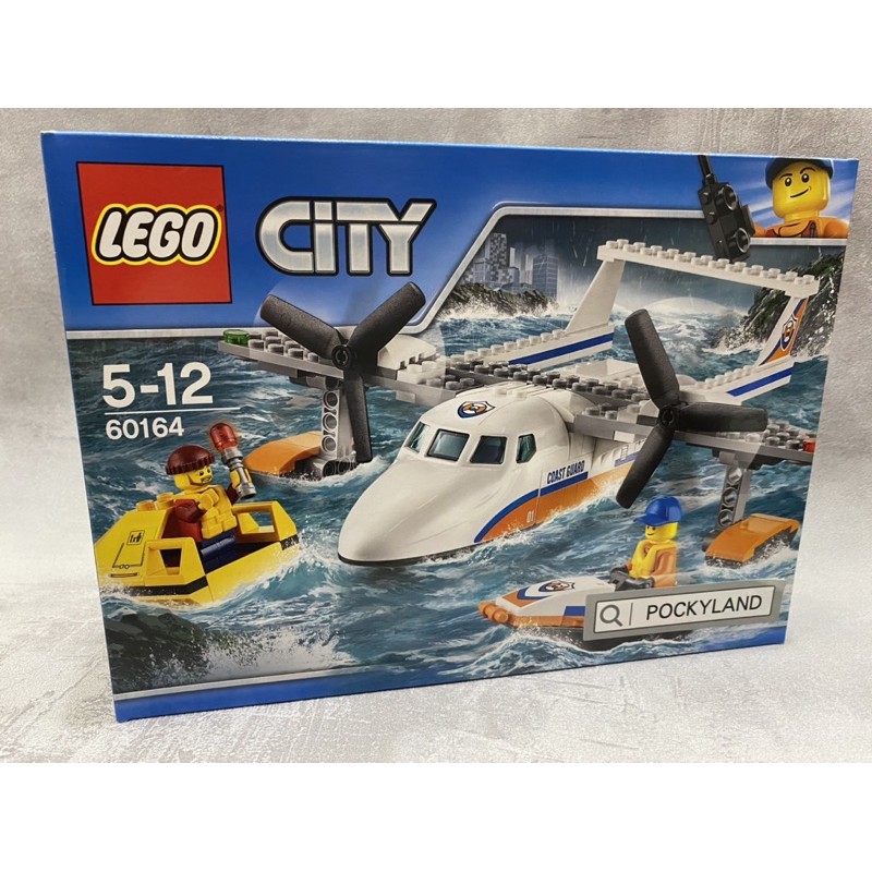 [全新正版樂高LEGO]Lego 60164 城市系列之海岸巡防救援飛機 | 蝦皮購物