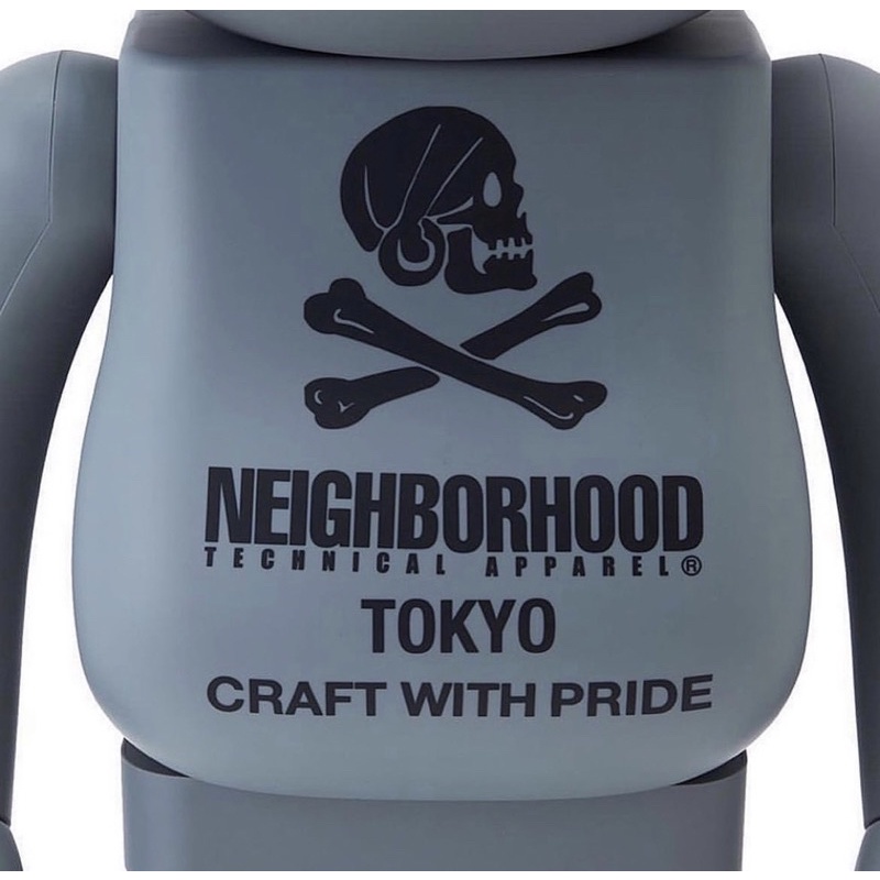 全新現貨未拆正品BE@RBRICK BEARBRICK 1000% 庫柏力克熊Neighborhood
