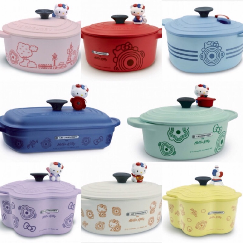 Le Creuset Hello Kitty Maison de Paris Limited Edition Pink Mug Plate 2 set JP