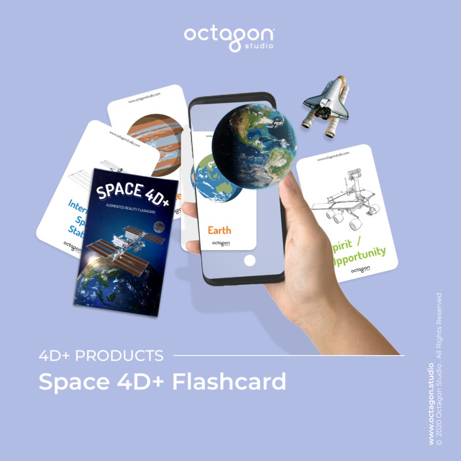 【Octagon Studio】 SPACE 4D+ 宇宙系列 4D 互動卡牌 | 蝦皮購物