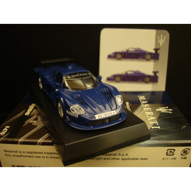 1/64 Kyosho 京商瑪莎拉蒂Maserati MC12 GT1 藍| 蝦皮購物