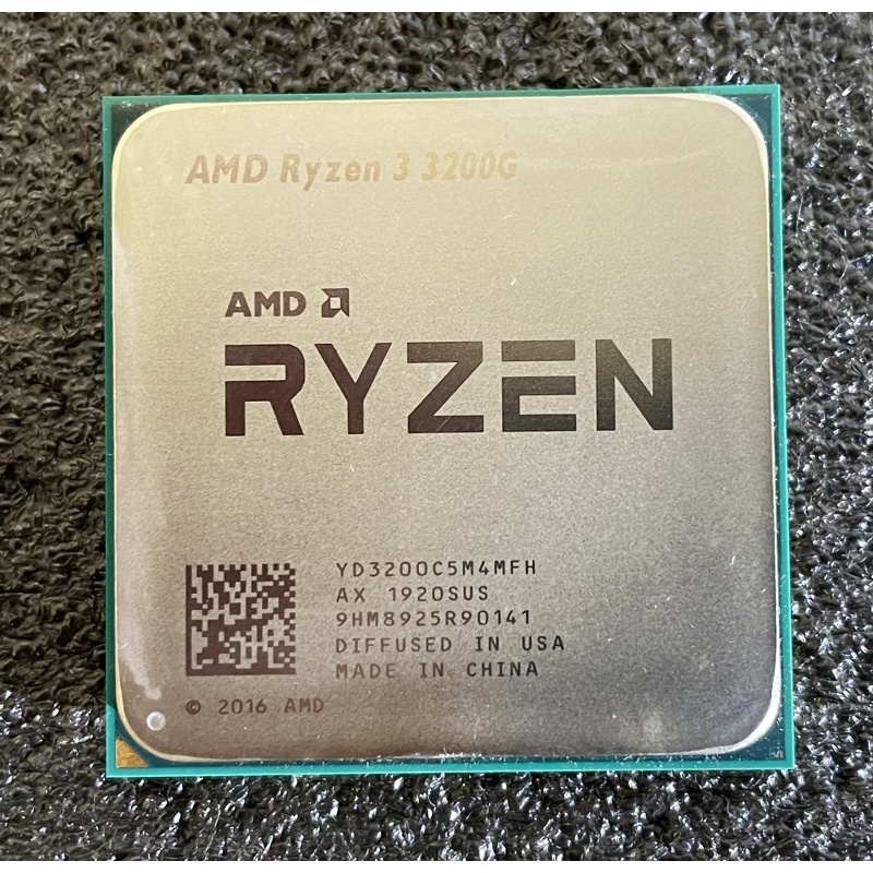 [二手] AMD CPU 中央處理器 Ryzen 3 3200G、R3-3200G