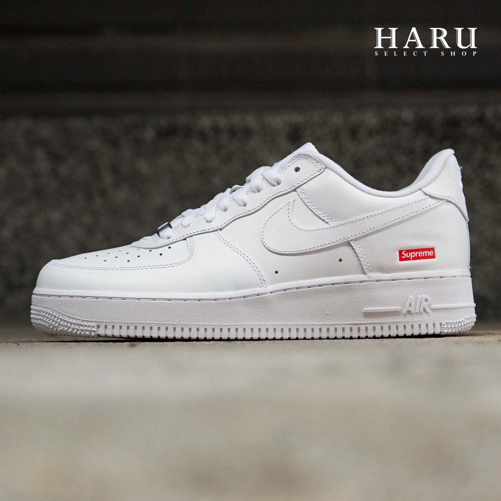 SUPREME X NIKE AIR FORCE 1 全白 黑 小麥CU9225-100-001 DN1555-200