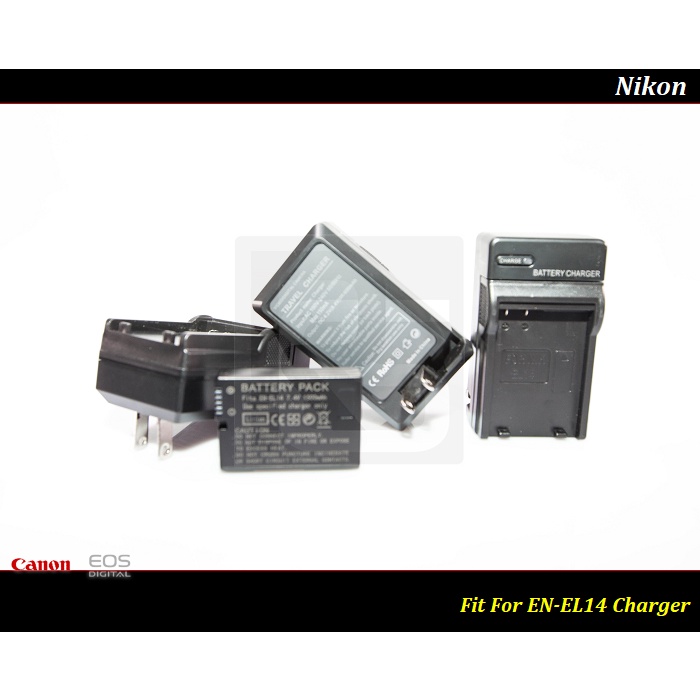 台灣現貨] Nikon EN-EL14 專用充電器EN-EL14a / D5300 / P7700 / P780