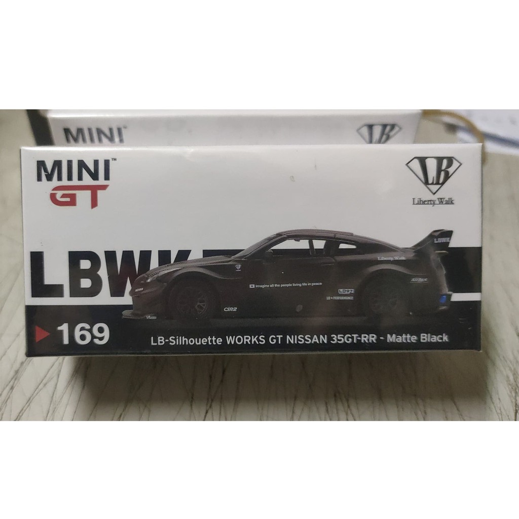 現貨) Mini GT 169 限定版LB Nissan 35GT-RR Matte Black | 蝦皮購物