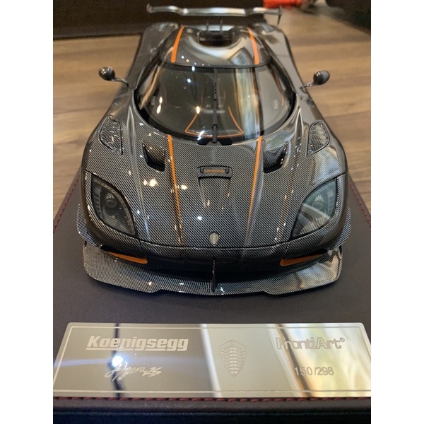 1/18 FrontiArt Koenigsegg Agera RS Carbon 模型車 樹酯車 | 蝦皮購物