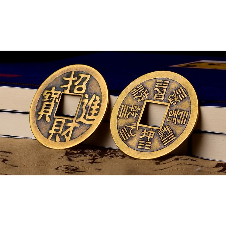 銅碑　古銭（招財進寶）特大　風水改運中心 現貨✨幫助你招財進寶的民間風水👍招財進寶長命富貴開運銅錢(大)現代