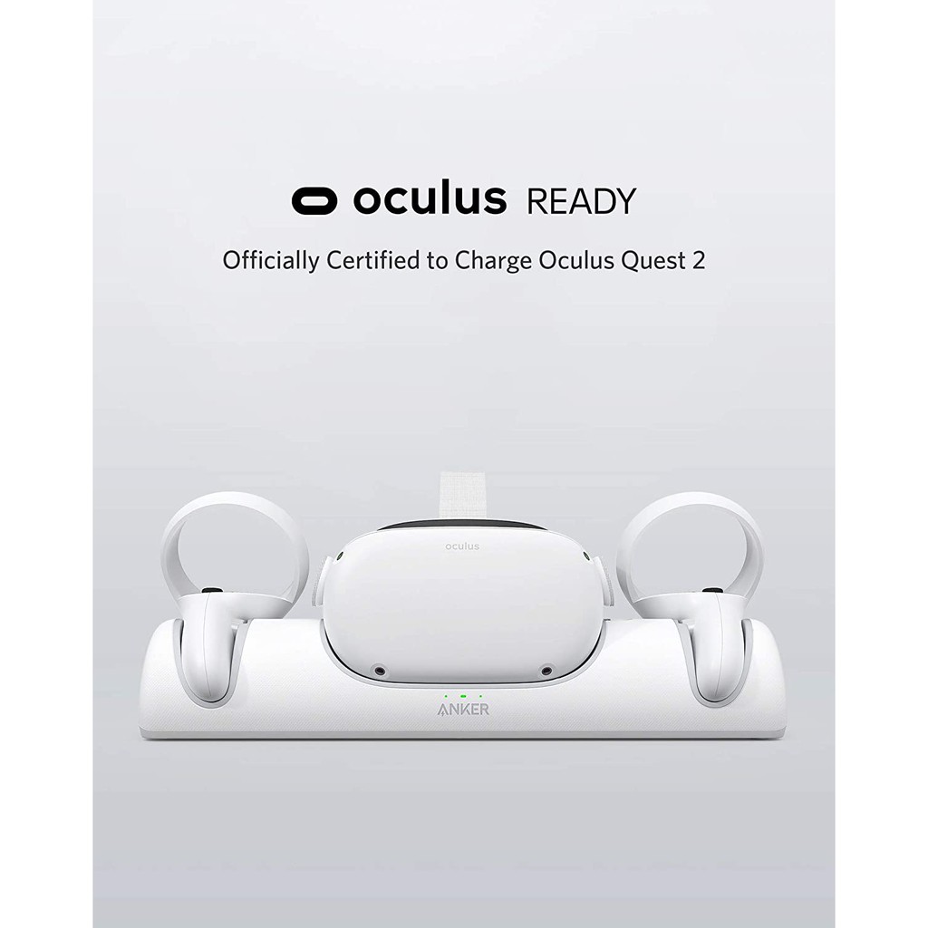 預購】Meta原廠認證Anker for Oculus Quest 2無線充電座2.5小時急速