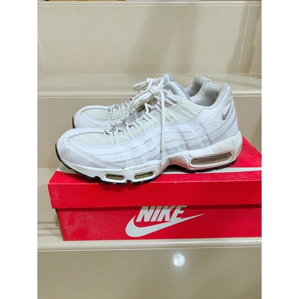 nike air max 95 全白essential 款球鞋全氣墊少見日本選物店購入二手美