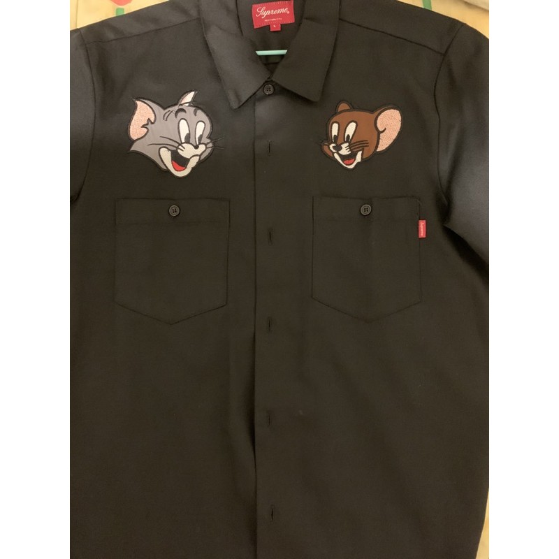 Supreme Tom & Jerry work shirt L號（售出） | 蝦皮購物