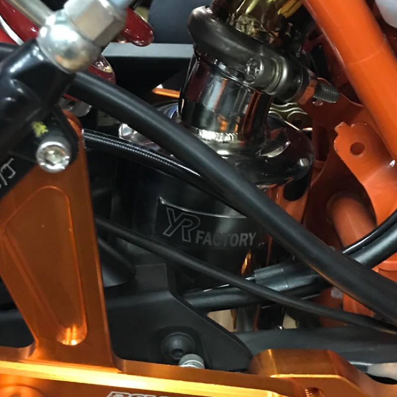 YR FACTORY KTM RC390 DUKE390 DUKE250 中段鈦回壓排氣管| 蝦皮購物