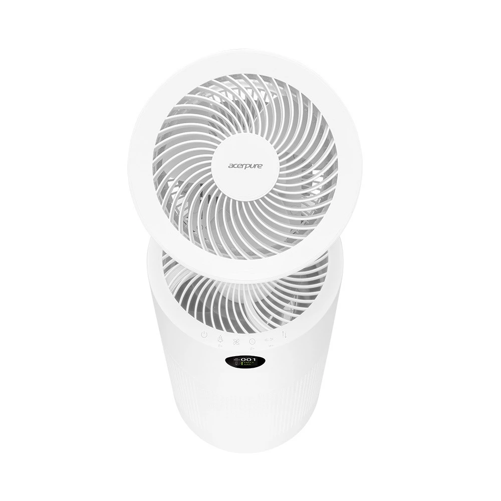 【一機抵兩機的坪效之王】acerpure cool AC553-50W 二合一清淨循環機評測：3D立體送風24米、UVC殺菌、高質感白皙美學