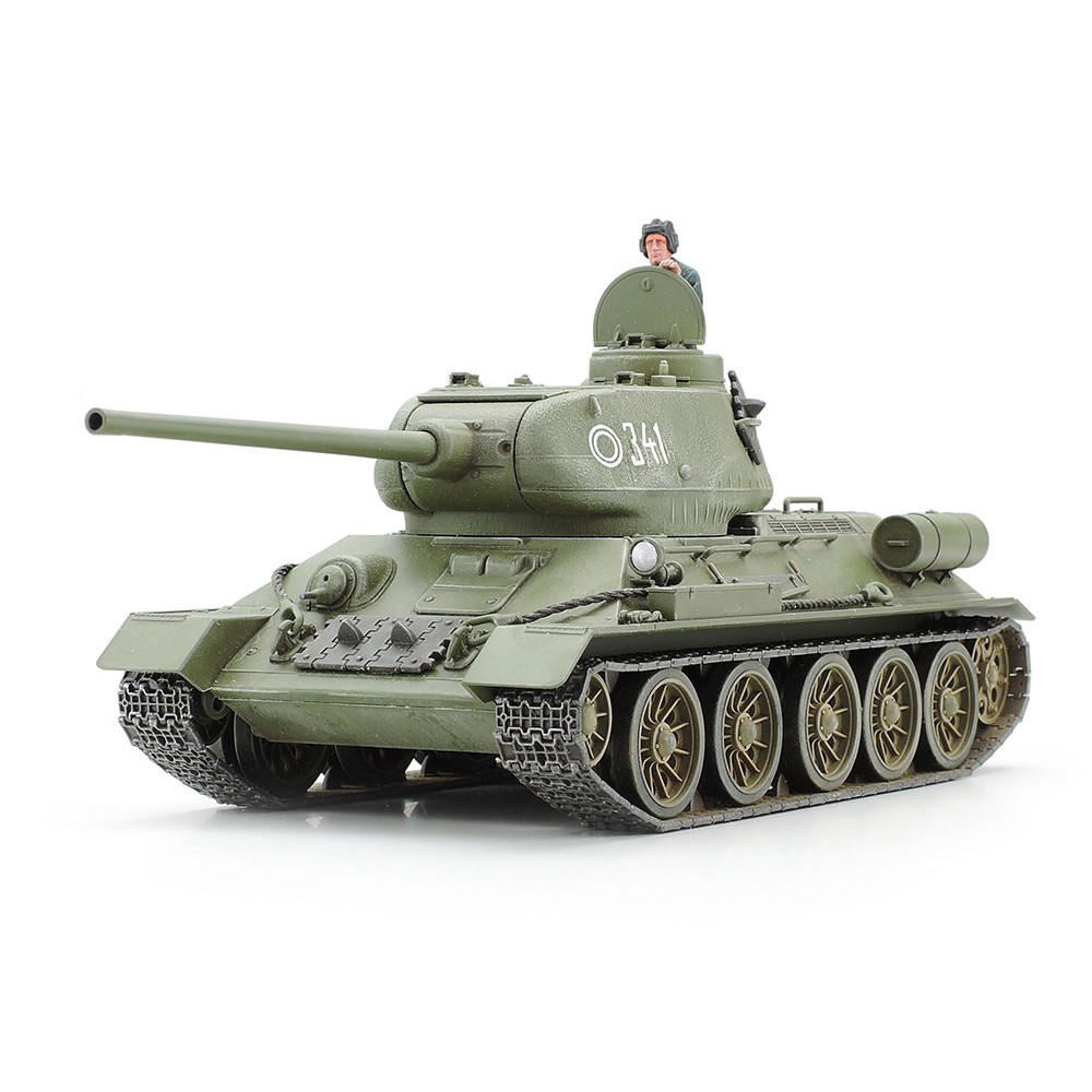 TAMIYA 32599 蘇聯 中型坦克 T-34-85 1/48 + LP-29 橄欖綠色2 (車體色) x1 | 蝦皮購物