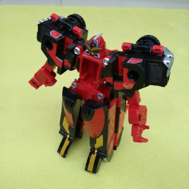 二手變形機器人特命戰隊Bandai Power Ranger Go-busters Ace(有缺件) | 蝦皮購物