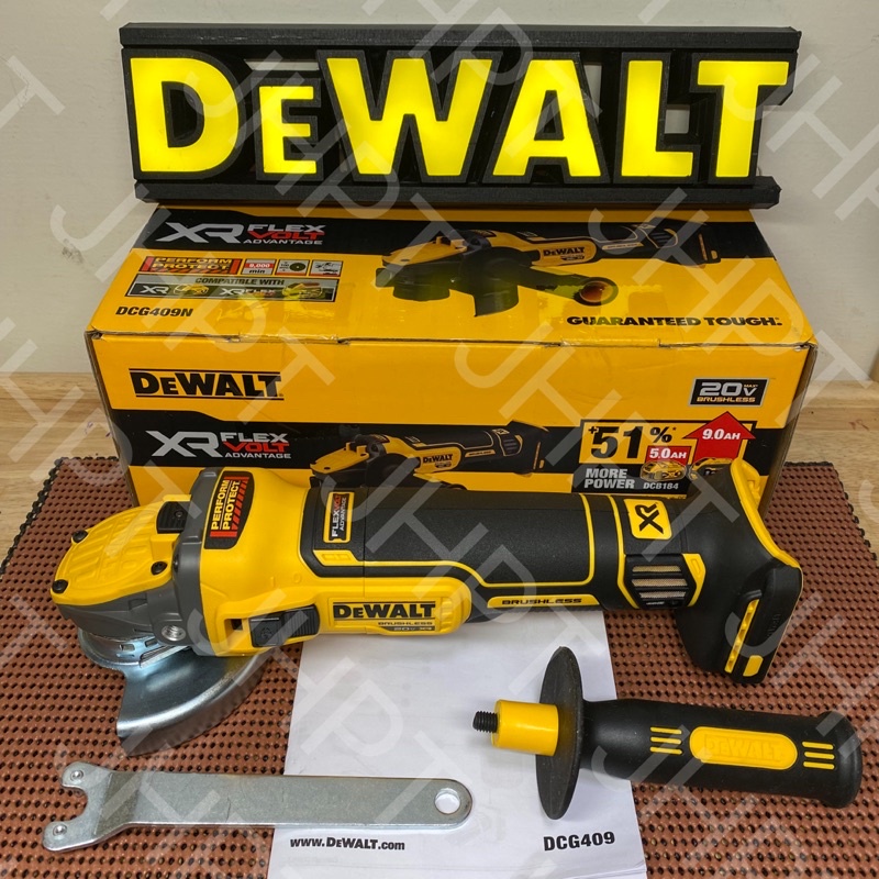 🔥🇺🇸新上市🔥得偉DeWALT DCG409 20V 4吋無刷砂輪機(405、415、416