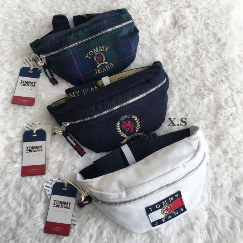 Tommy jeans crest heritage sling bag online