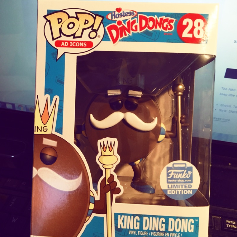 美國 Funko Pop! 獨賣Ad Icons Hostess King Ding Dong 餅乾國王 極限量 蝦皮購物