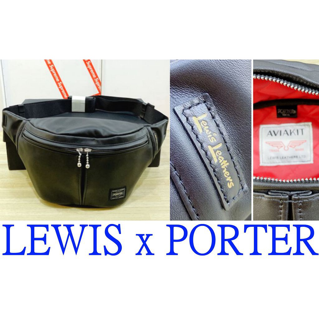 BLACK全新Lewis leathers英國製百年騎士皮衣老牌x PORTER.JAPAN日本