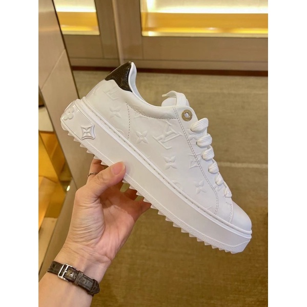 Louis Vuitton 1AADMW Time Out Sneaker , White, 36.5