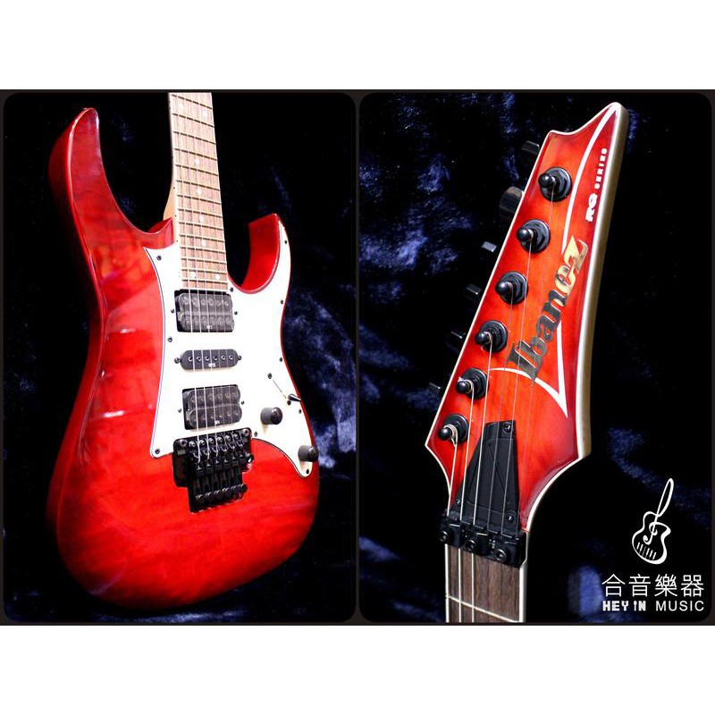 合音樂器＊全新IBANEZ RG350QMZ 大搖座電吉他透明紅漸層日本限定款