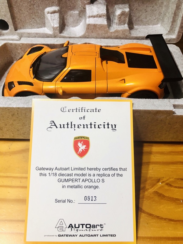 オートアート 1/18 GUMPERT APOLLO S 箱有り（AUTOart オート
