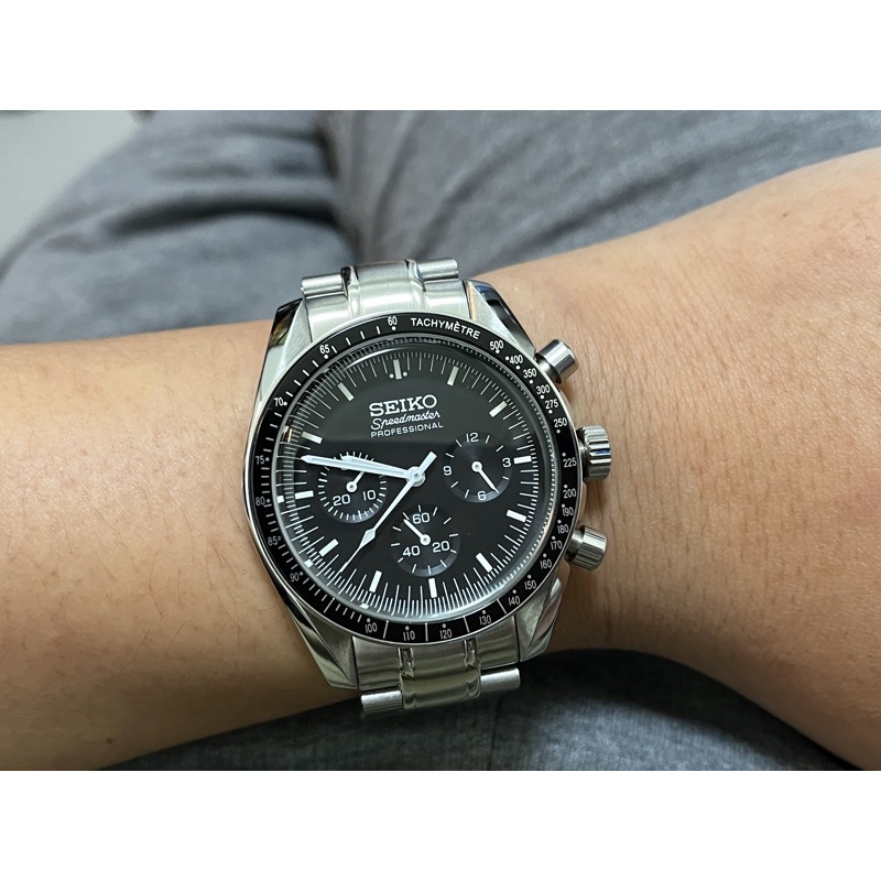 六樓先生］Seikomod speedmaster超霸登月風格計時石英腕錶| 蝦皮購物