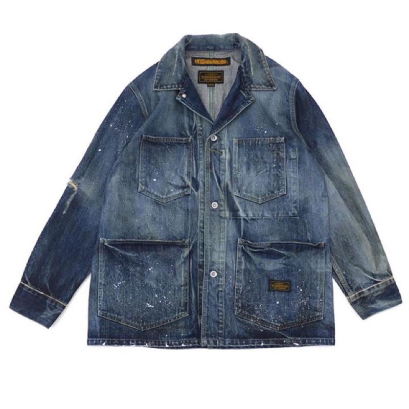 NEIGHBORHOOD 19SS SAVAGE COVERALL JKT 水洗舊工裝牛夾| 蝦皮購物