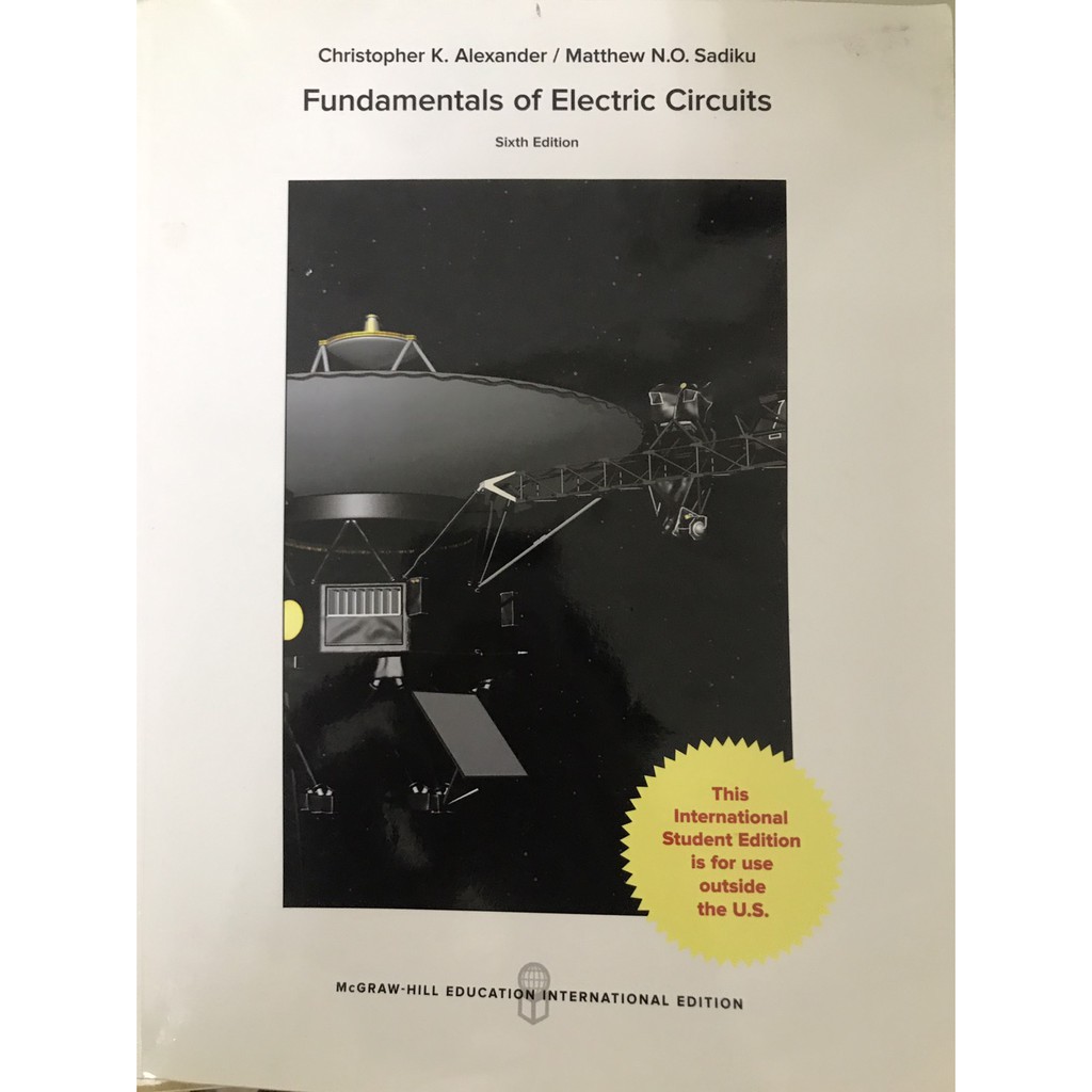 Fundamentals Of Electric Circuits 6 Edition 電路學 | 蝦皮購物